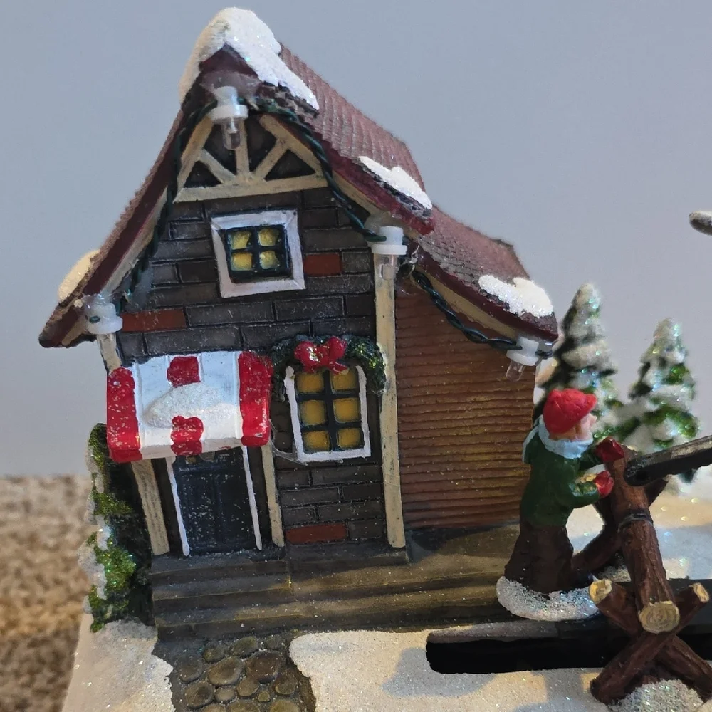Crosslight Animated Lumberjack Holiday Village